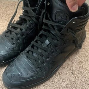 High-Top Gucci Sneakers Black